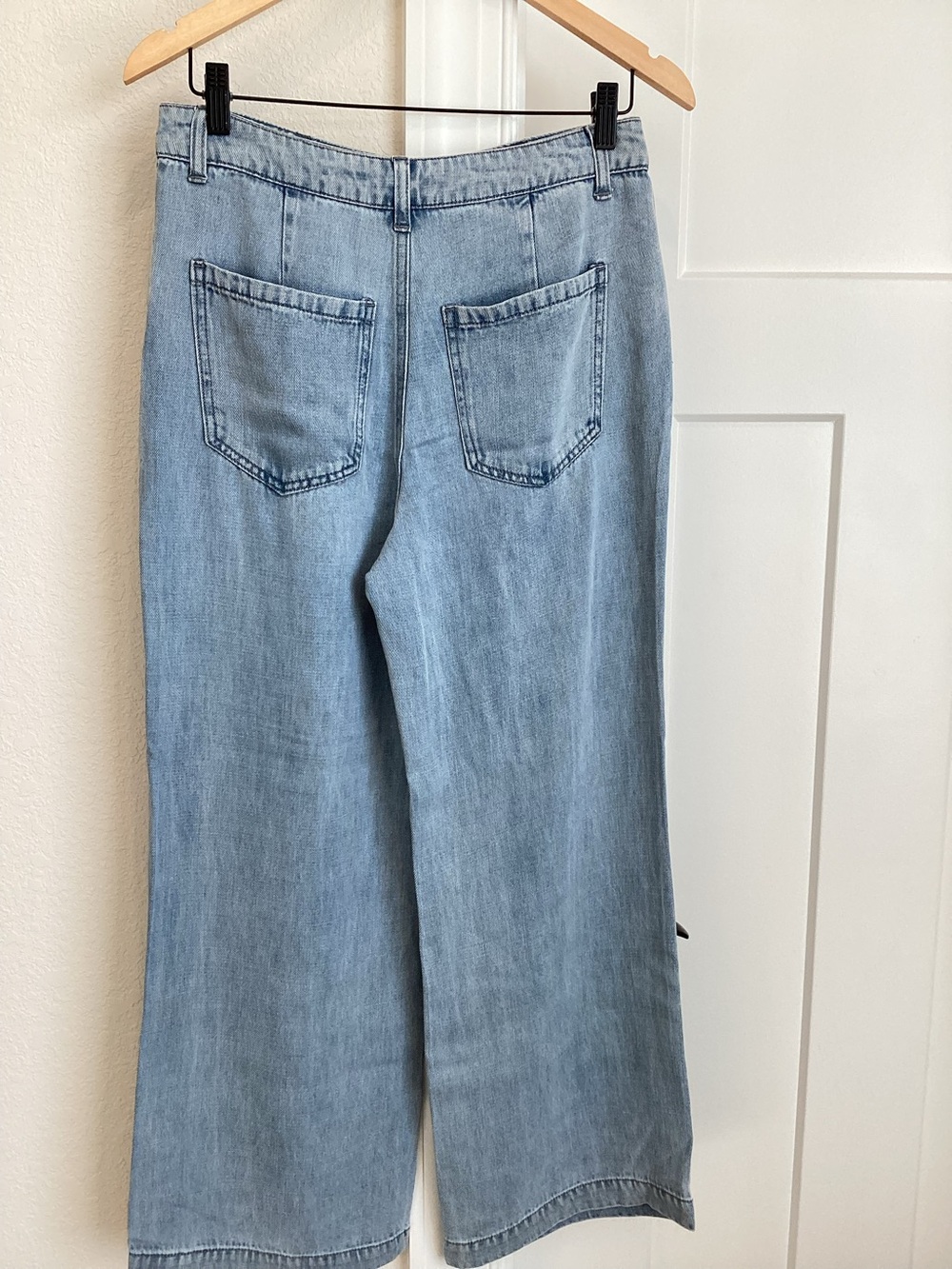 Velvet Heart Wide Leg Tencel Jeans New Size 28 Light Blue Denim - Picture 6 of 10